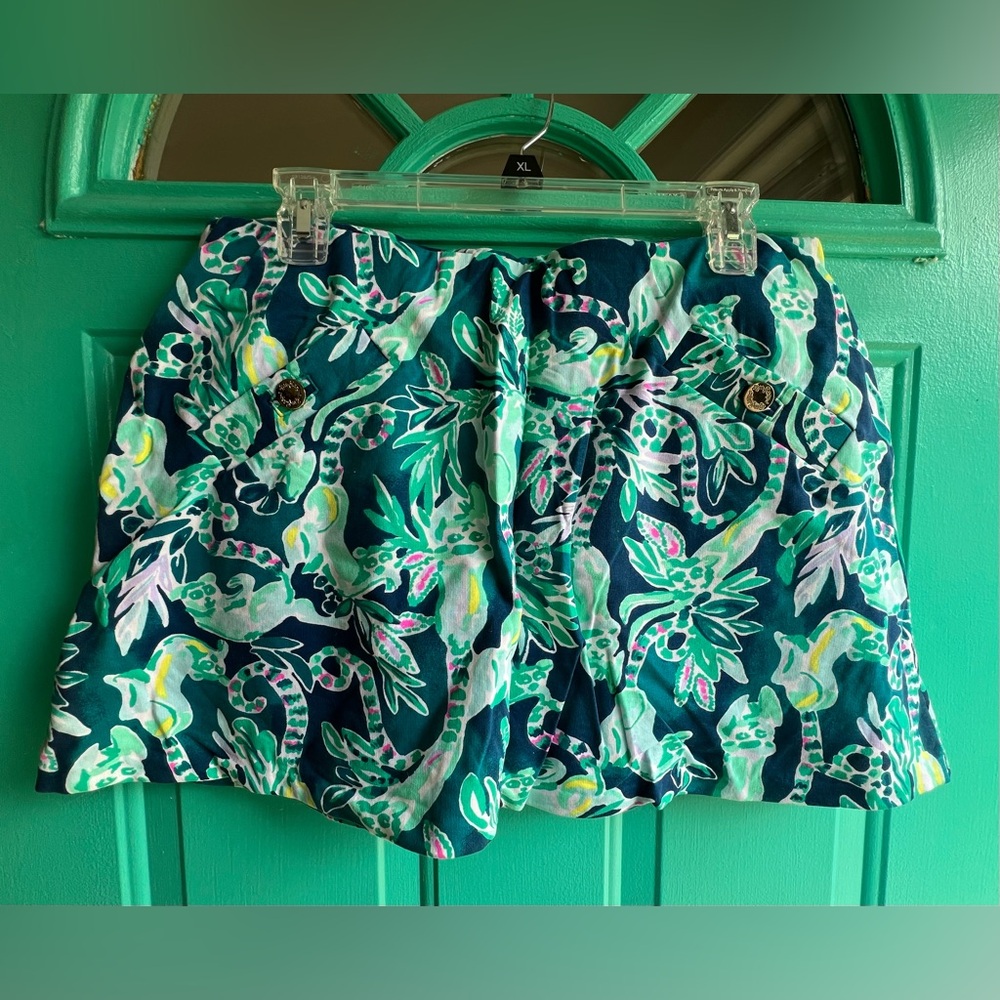 EUC Lilly Pulitzer Madison Skort - Lemurs - Large